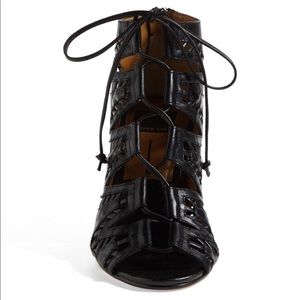 Dolce Vita Shandy Wedge leather lace up sandal.